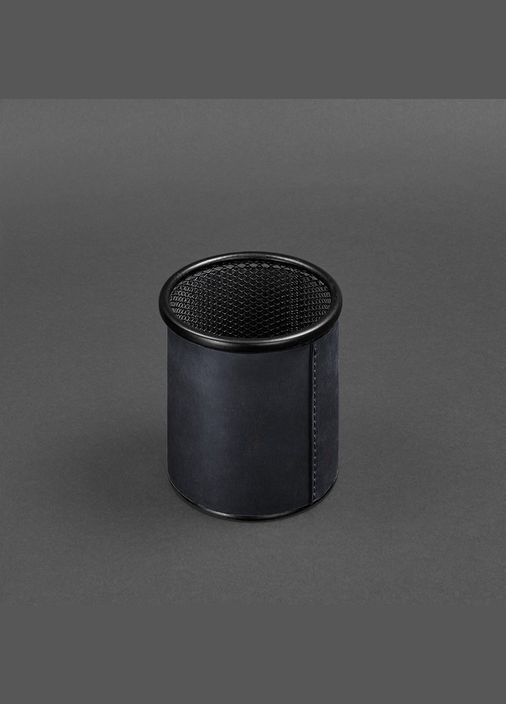 Стакан для ручек в кожаном чехле синий Crazy Horse (A-027808) BlankNote (330144364)