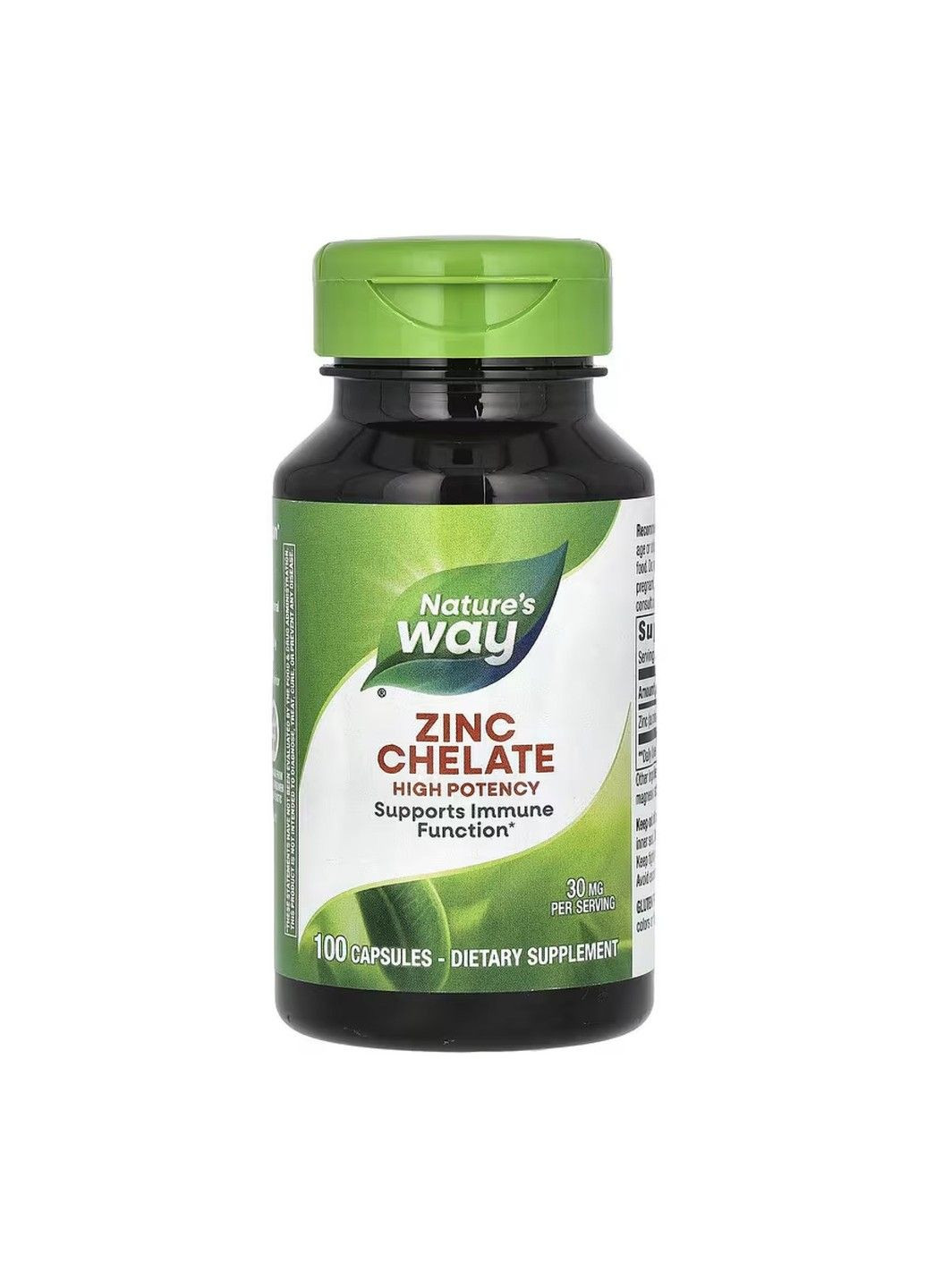 Хелат цинку, 30 мг, 100 капсул Nature's Way (347600872)