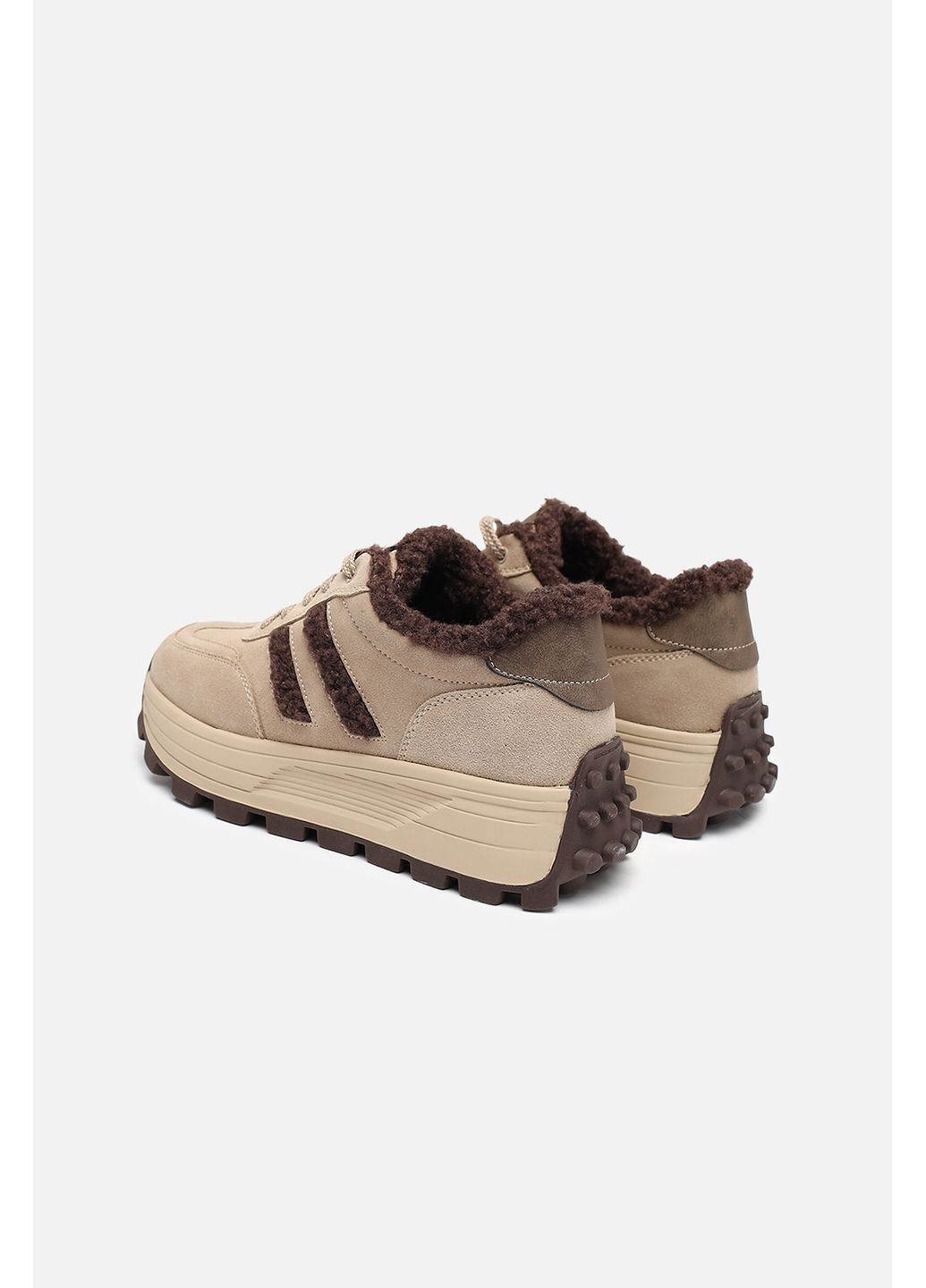 Кросівки жіночі колір бежевий ЦБ-00275324 Yuki бежеві зими (363620526)
