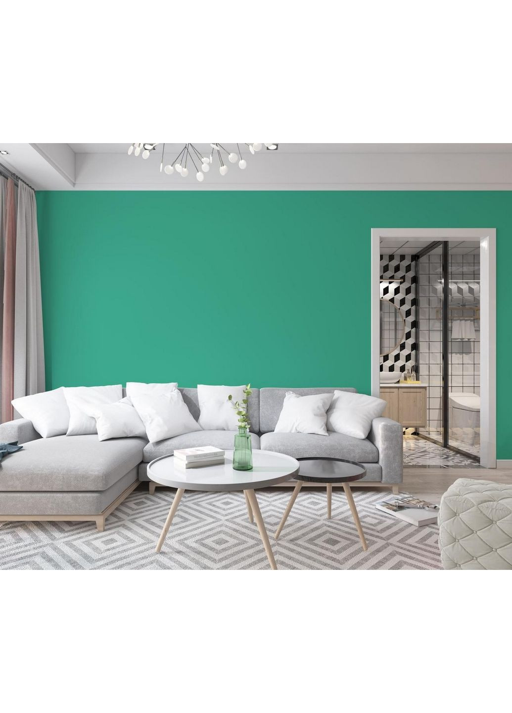 Інтер'єрна фарба латексна 3040-B80G 5 л SkyLine (289366650)