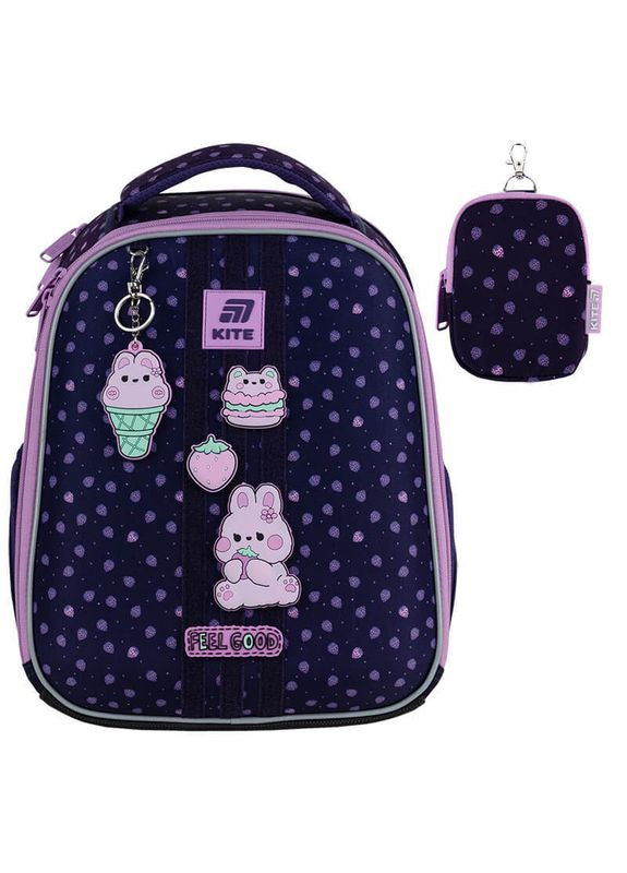 Школьный каркасный рюкзак Education 555 Feel Good Фиолетовый 14л (K25-555S-8) Kite (335406255)
