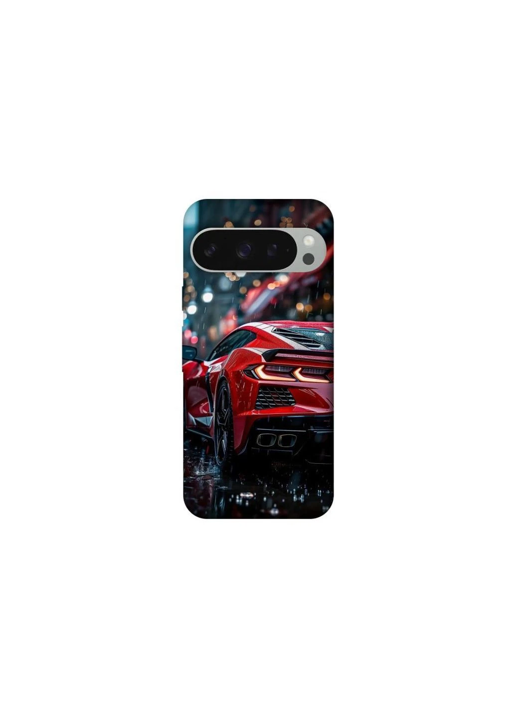 Чехол на Google Pixel 10 Pro XL Red sports car Frontalka (384587409)