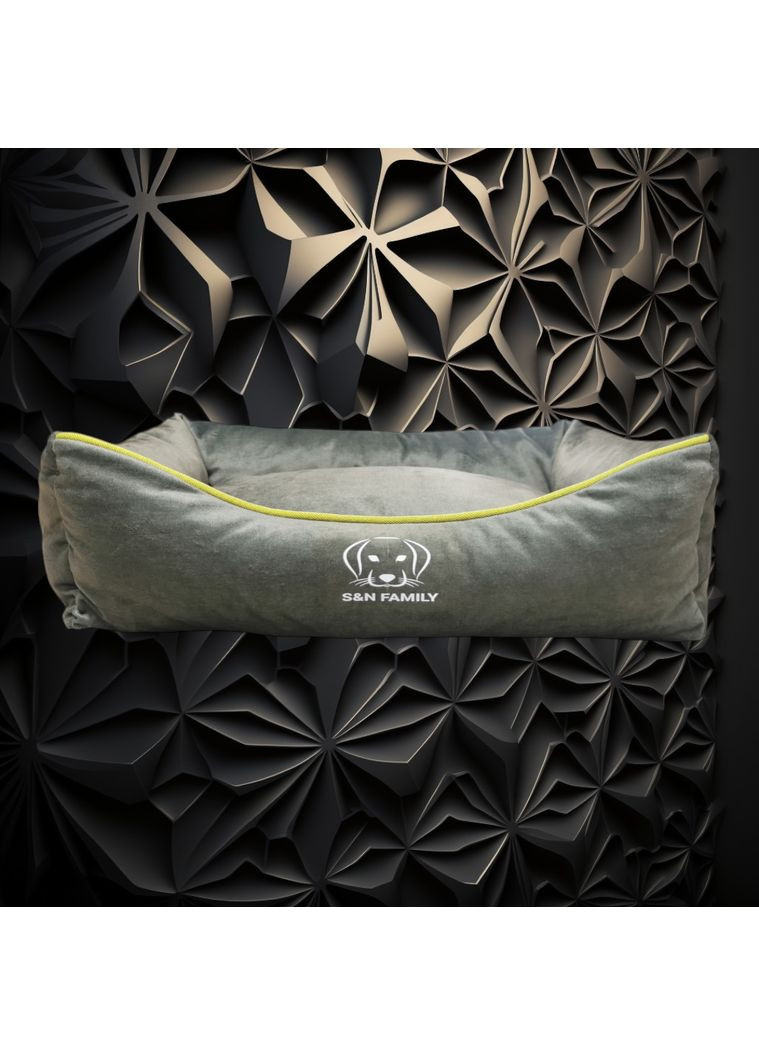 Лежанка 150х105х25см из текстиля для больших и гигантских собак "Moss" (Зеленый) S&N Family (361204550)
