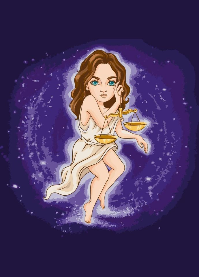 Картина по номерам "Знаки зодиака. Весы" ©VIKTORIA.GRO.ART 10107-AC No Brand (330601282)