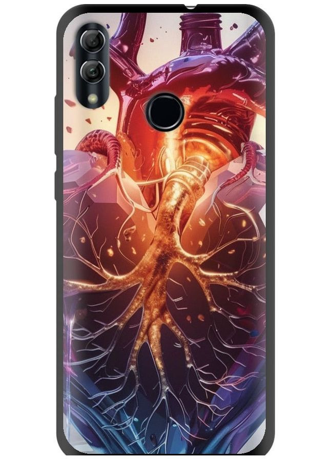 TPU черный чехол 'Crystal Heart' для Endorphone Huawei Honor 10 Lite (286765619)