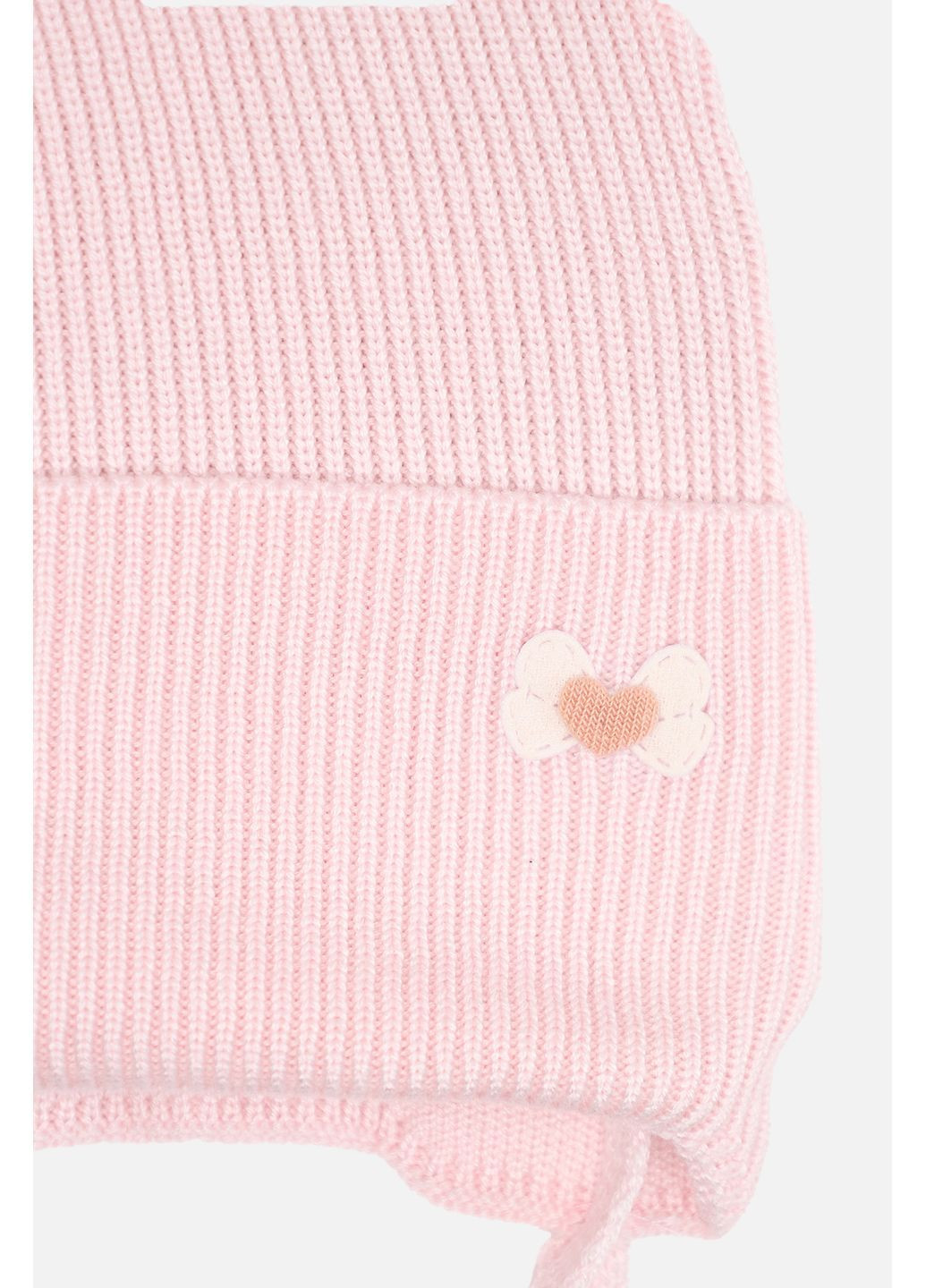 Шапка для девочки цвет светло-розовый CB-00286608 Kraft (365588865)