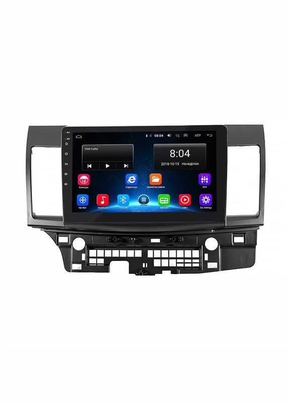 Штатна магнітола для Mitsubishi Lancer X Рестайлінг 2011-2015 екран 10" 2/32Gb/ Wi-Fi GPS Optima 25 шт. Lesko (336201328)