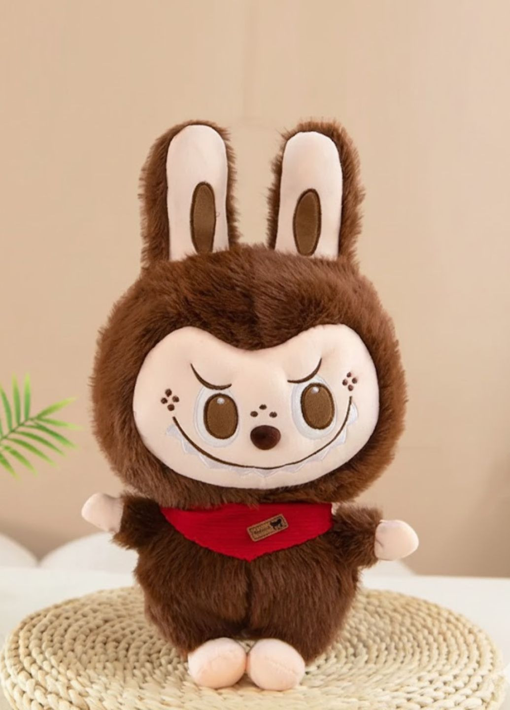 М'яка іграшка Labubu коричнева 25 см плюшева Лабубу My Kigu (373188479)