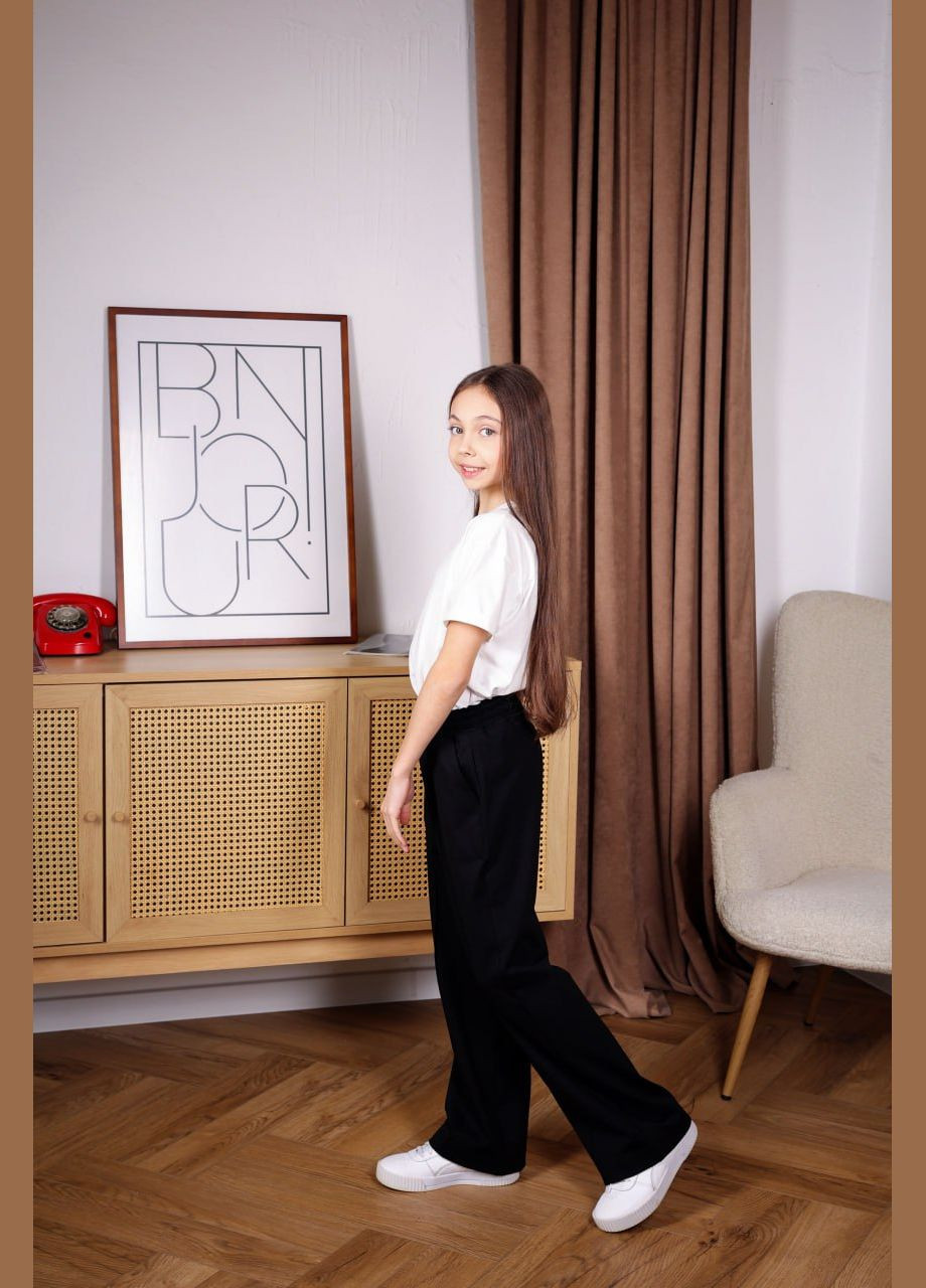 Палаццо чорні демісезонні Top Hat Kids (315767506)