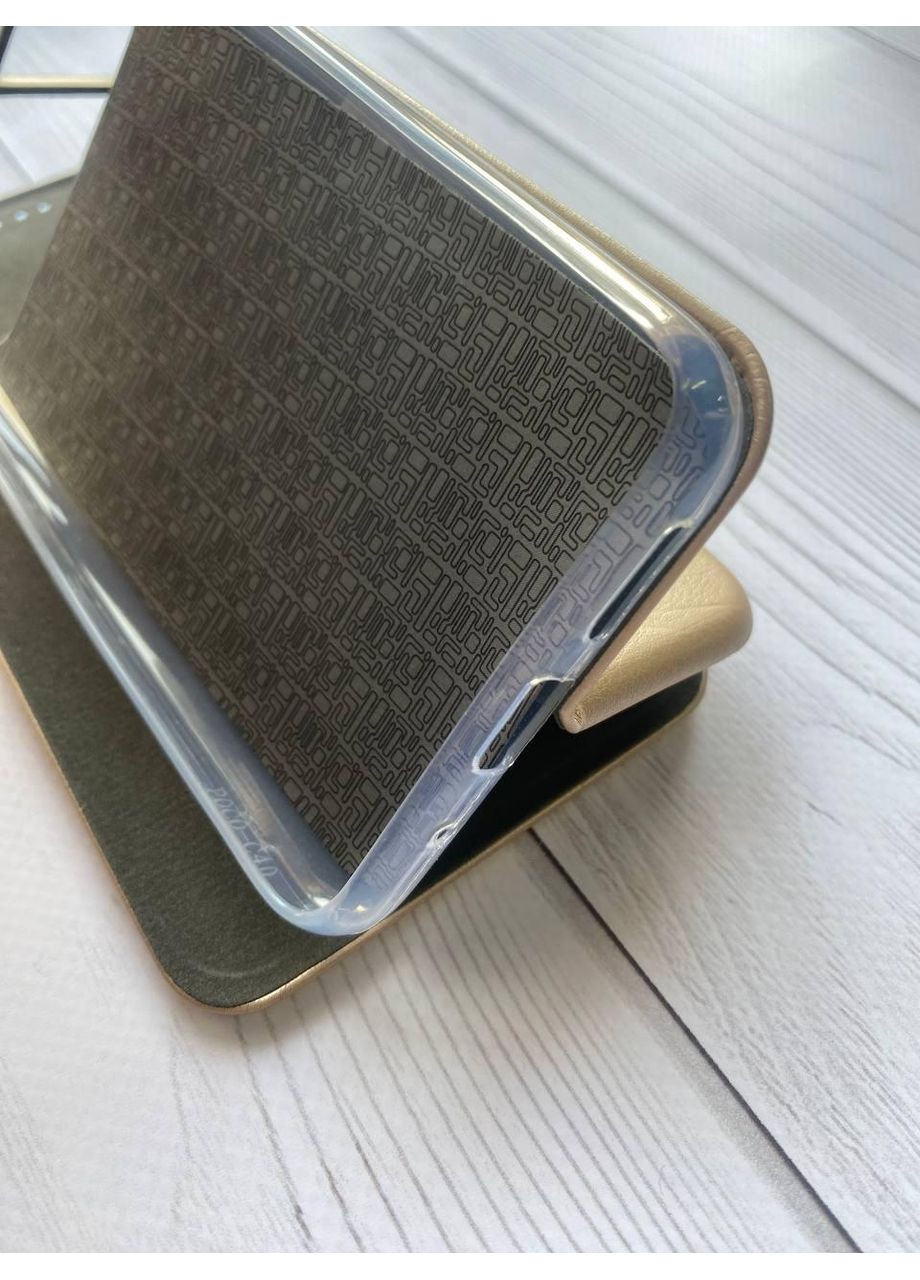 Чехол-книжка с рисунком для Xiaomi Poco C40 Золотой:: Бабочка Украина (принт 255) Creative (359495708)