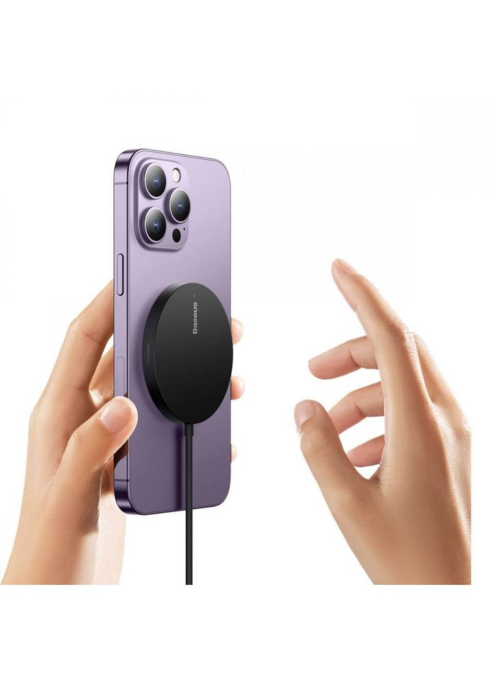 Беспроводное зарядное устройство Simple Mini3 Magnetic Wireless Charger 15W Baseus (360554634)