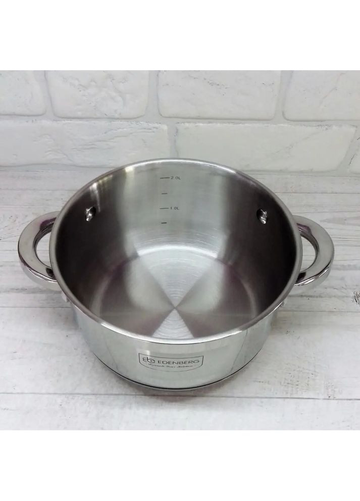 Набір каструль із нержавіючої сталі 10 предметів EB-4019 Edenberg (360654505)