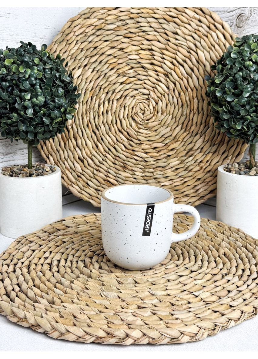 Сервіз столовий Midori AR0014MW 14 предметів білий Ardesto (350935078)