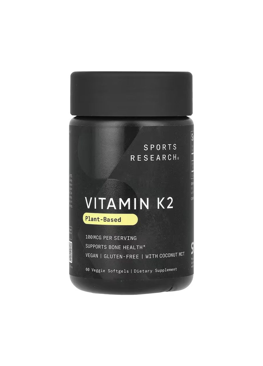Vitamin K2 100mcg - 60 veggie softgels Sport Research (369396719)