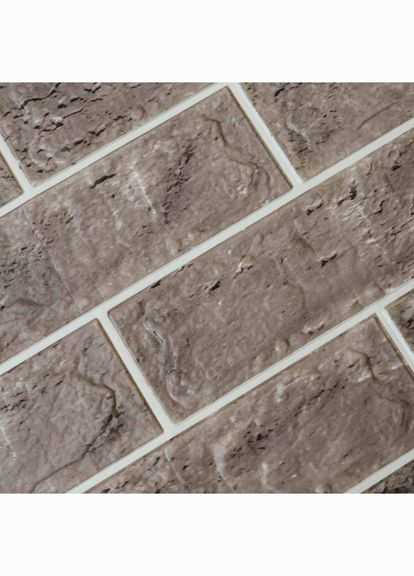 Самоклеюча 3D панель під цеглу контраст 680x680x4мм Loft Expert (300241546)