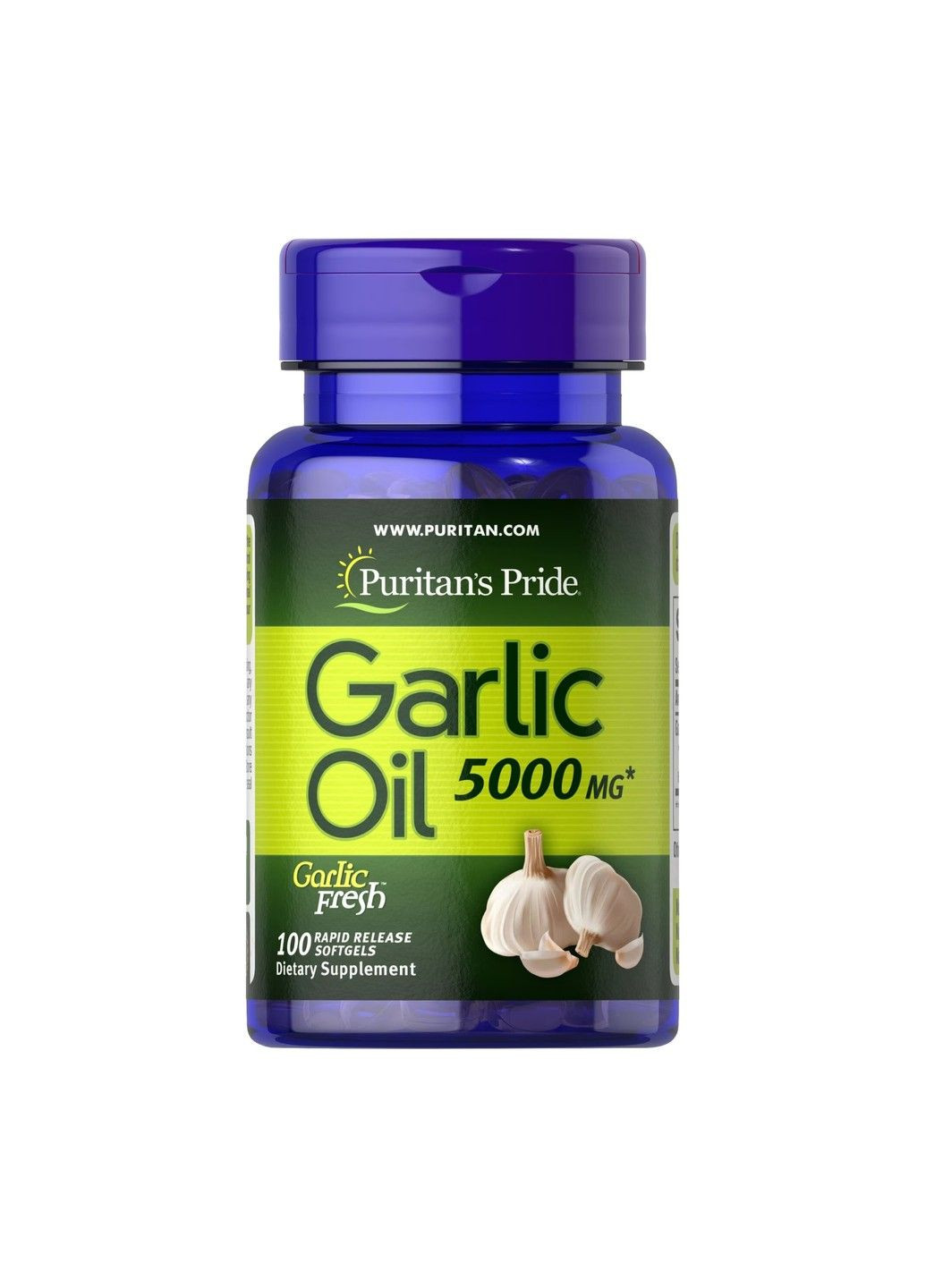Масло Чеснока Garlic Oil 5000мг - 100 капсул Puritans Pride (285718697)