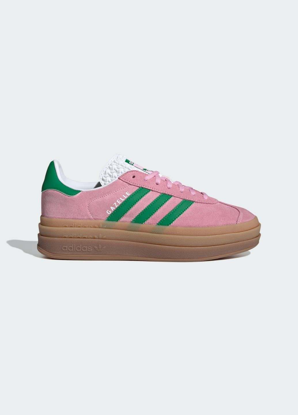 Кроссовки Gazelle Bold adidas розовые всесезоны (319382931)