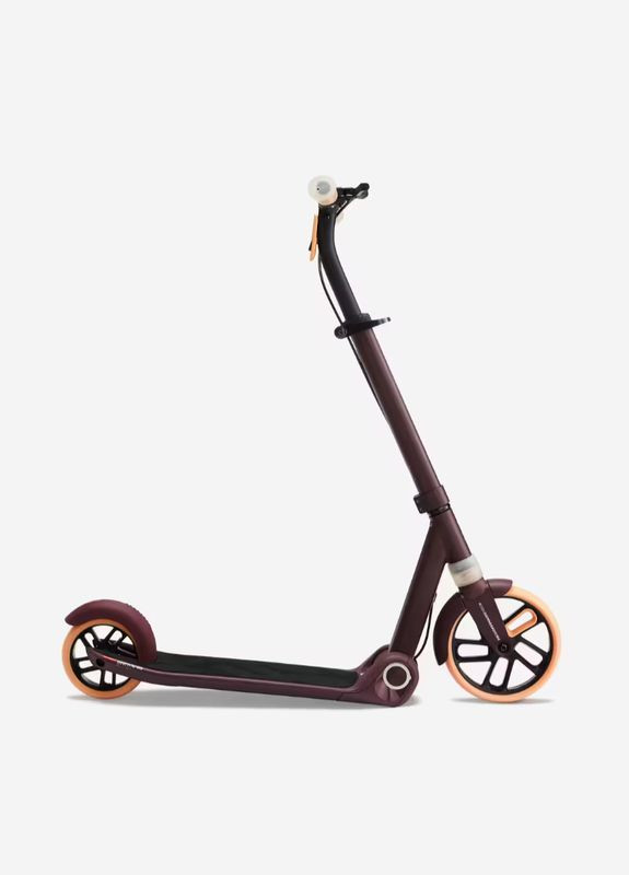 Дитячий Двоколісний Самокат M900 (від 8 - 9 років Зріст від 1,25-1,75м) з Ручним Гальмом та Амортизатором Бордовий Oxelo (335052397)