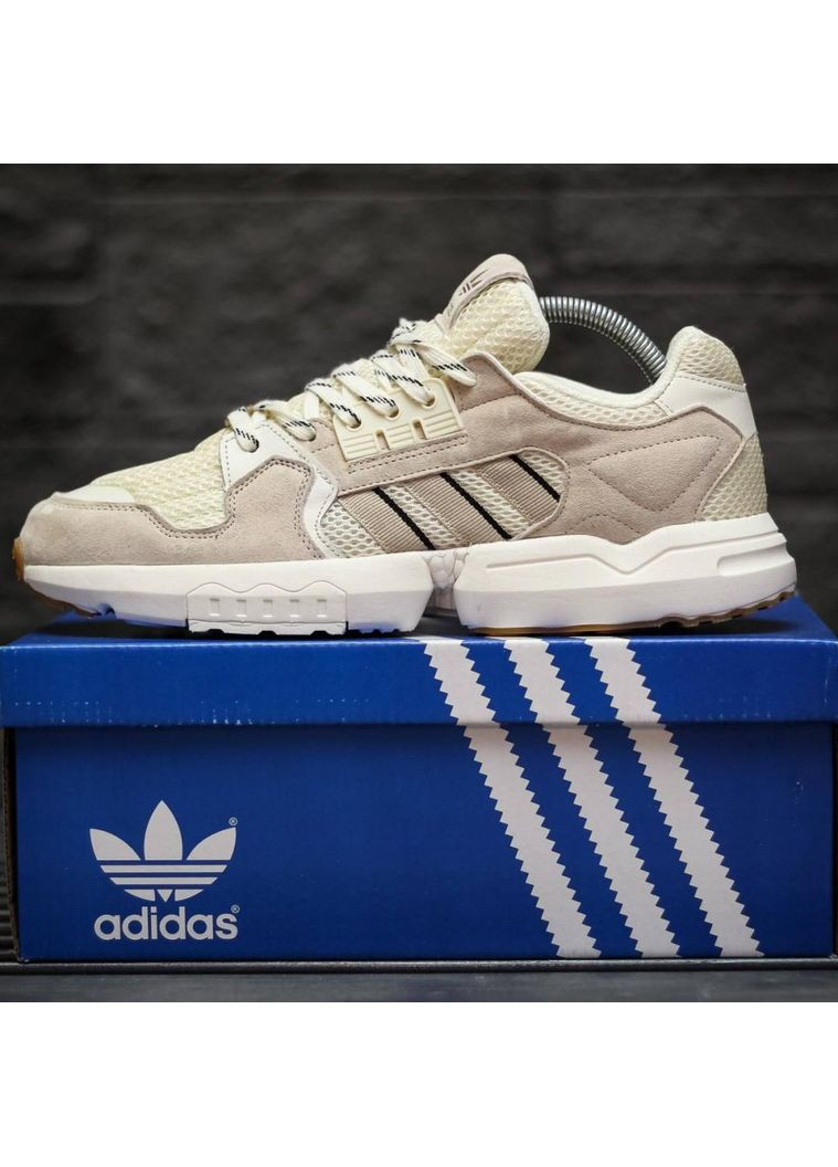 Бежевые демисезонные кроссовки мужские adidas zx torsion beige адидас zx No Brand