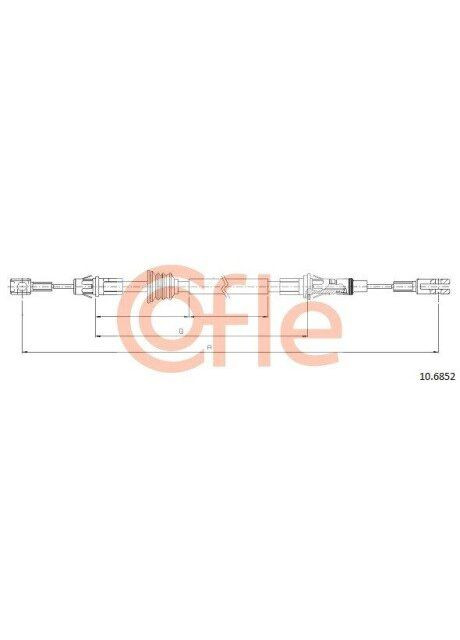 Трос ручника Cofle (366301652)