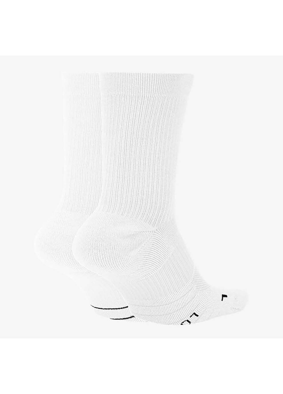 Чёрные мужские носки u j ed cush poly crew 3pr 144 белый Nike однотонные (333959535)