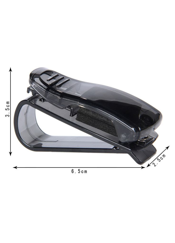 Портативна багатофункціональна кліпса в авто для грошей, окулярів та карт SD1303 Чорний No Brand (367959145)