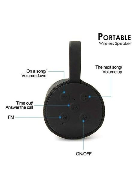 Портативна Bluetooth колонка 113 бездротова переносна колонка з вологозахистом бумбокс Червона TG (296925542)