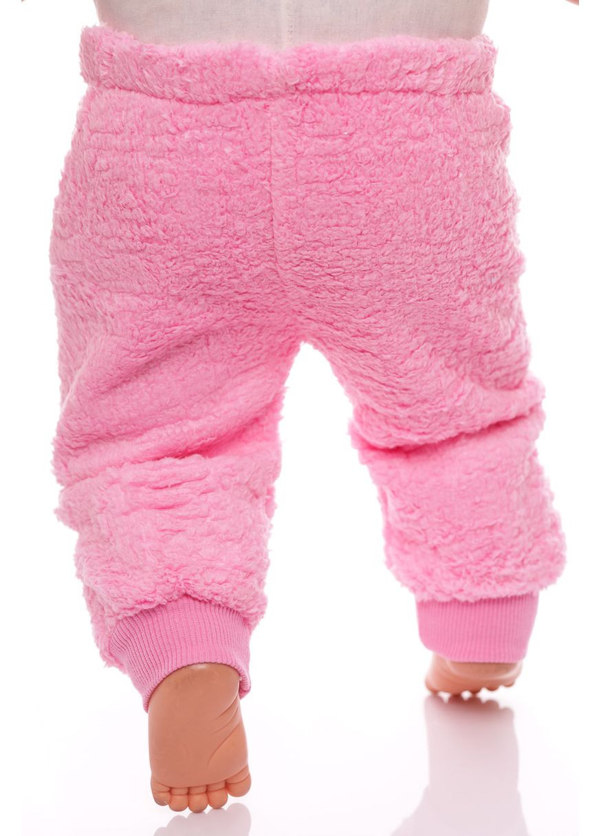 Рожевий зимній костюм з довгим рукавом для дівчинки трава з рожевим песиком 68 см (26216) BABYKROHA