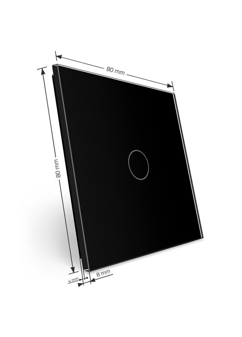 Беспроводной умный сенсорный выключатель 1 сенсор стекло (VL-XR007-B) Livolo (371777301)