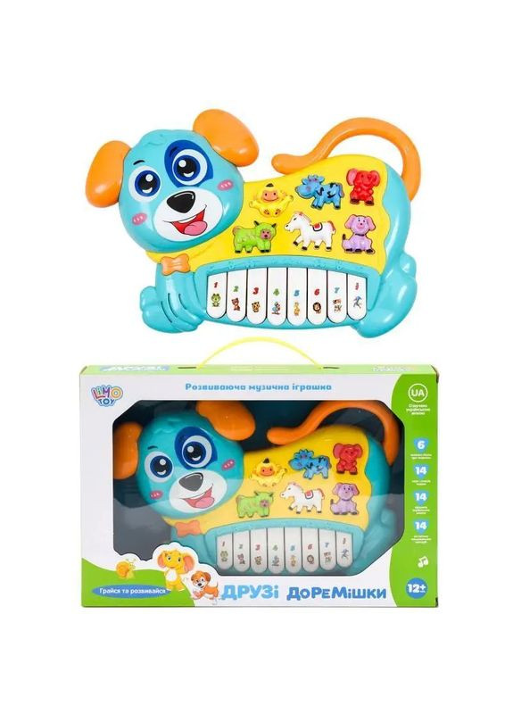 Игрушка развивающее пианино Друзья ДоРеМешки собачка (FT0013BL) Limo Toy (365590222)
