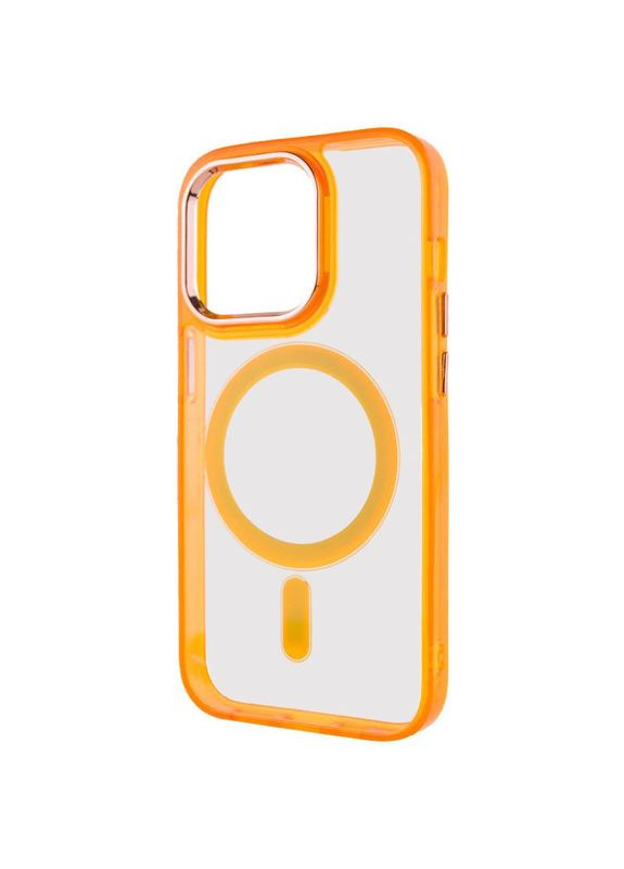 Чохол TPU Iris з MagSafe для Apple iPhone 14 Pro (6.1") Оранжевий Epik (372972213)