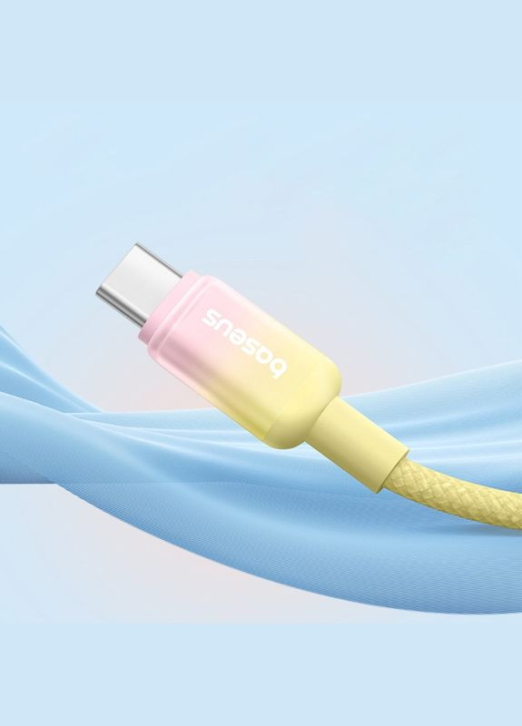 Кабель USB Type-C до USB Type-C / Провід шнур юсб тайп сі на юсб тайп сі для швидкої зарядки та передачі даних 1м Baseus (360634505)