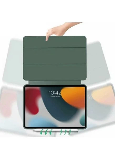 Чехол Tri Fold Soft TPU Silicone для Apple iPad Pro 13" M4 2024 Dark Green (711752) BeCover (339112129)