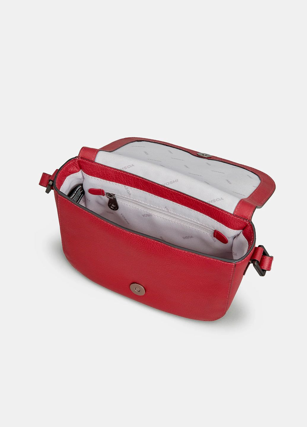 Женская кожаная сумка YB242 Highland (Вишнево-красная) Yoshi (342112154)