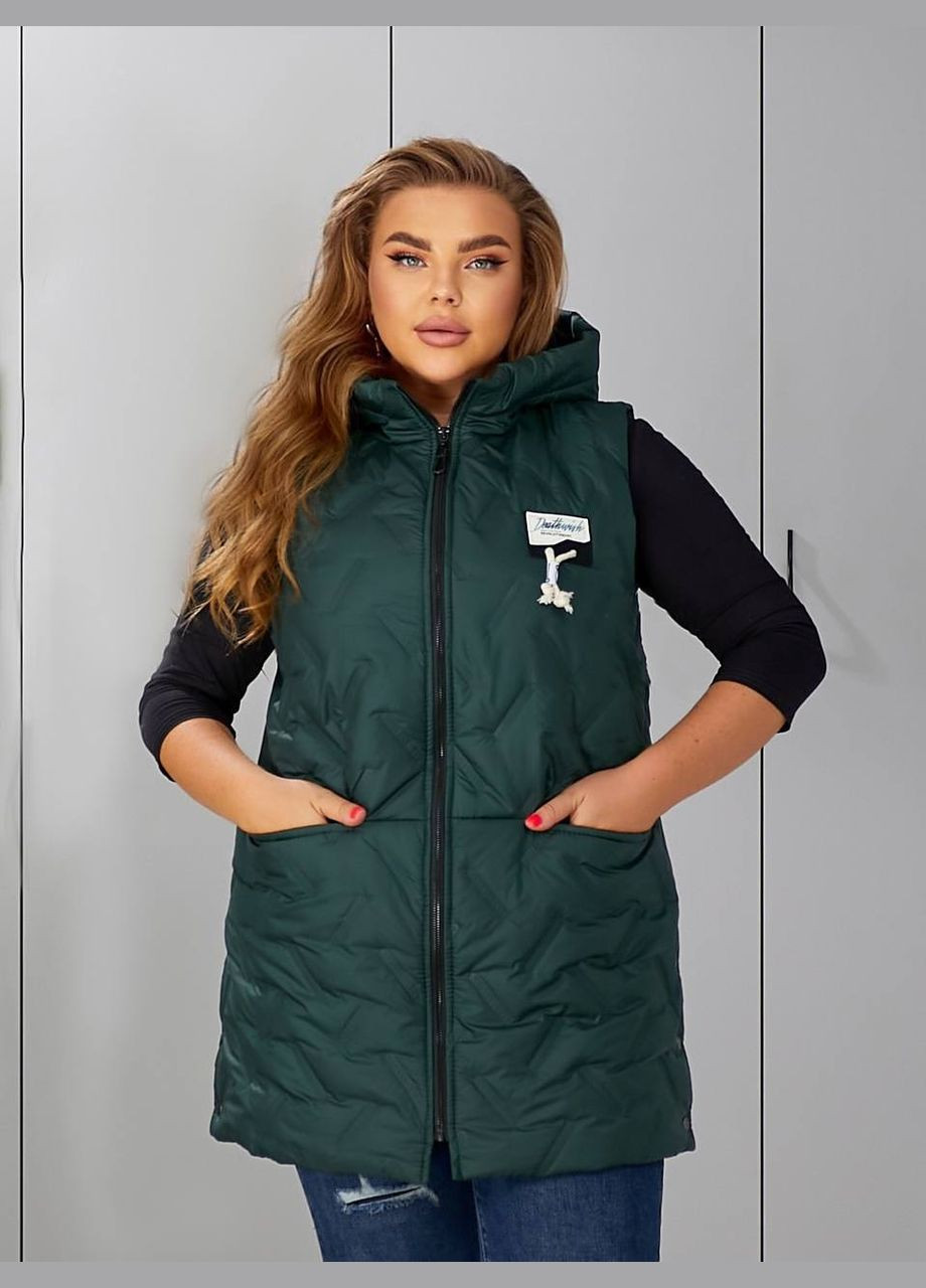 Жіноча жилетка з капюшоном New Trend (304990800)