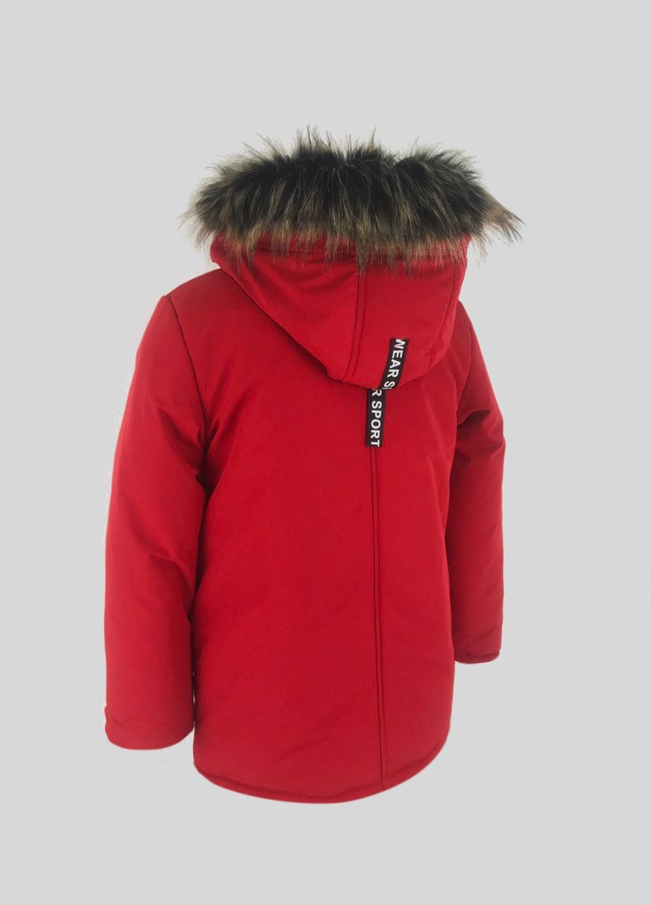 Красная зимняя джаспер No Brand