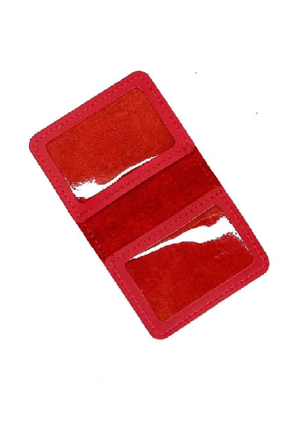 Обложка чехол портмоне кожаная на документы водительские права для женщин с рисунком ведьмочки (477977-Prob) Красная Unbranded (301465442)