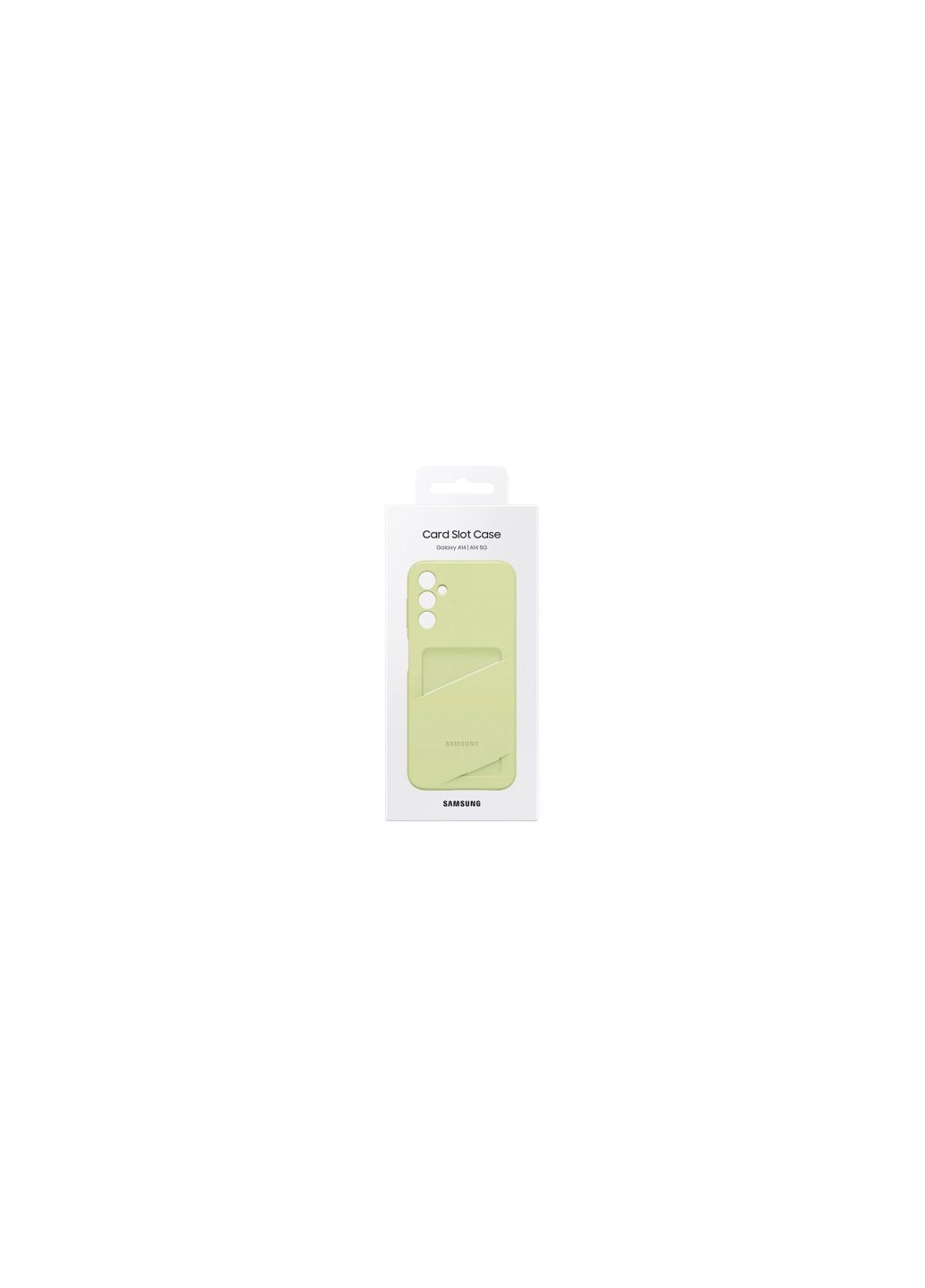 Чехол для мобильного телефона (EF-OA146TGEGRU) Samsung A14 Card Slot Case Lime (357237019)
