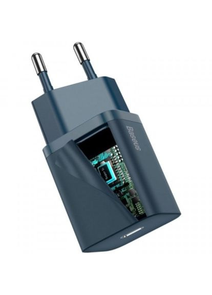 Зарядний пристрій Baseus super si quick charger 1c blue (268146192)