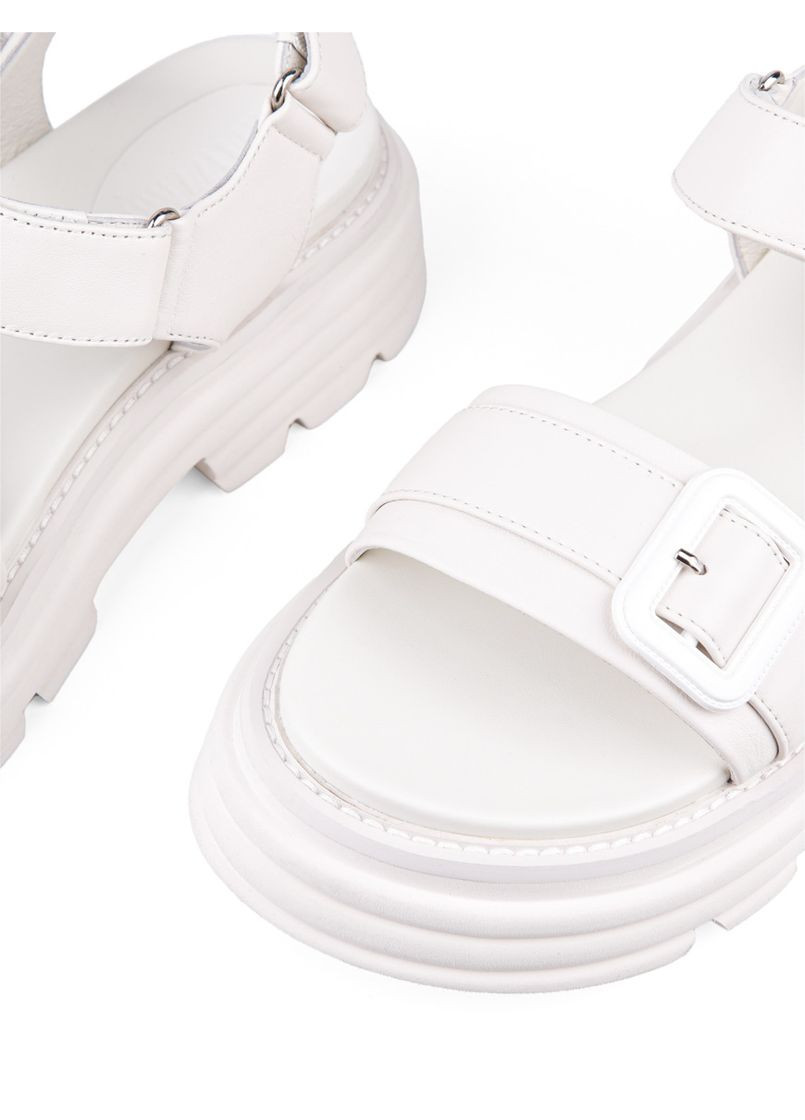 женские сандалии 3105-181 белая кожа Attizzare