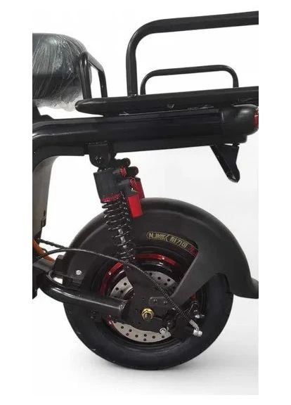 Електроскутер A6L 1200W Black, 60V, 70Ah, Ø-10, 40 км/год, 160 км запас ходу Tecros (395113796)