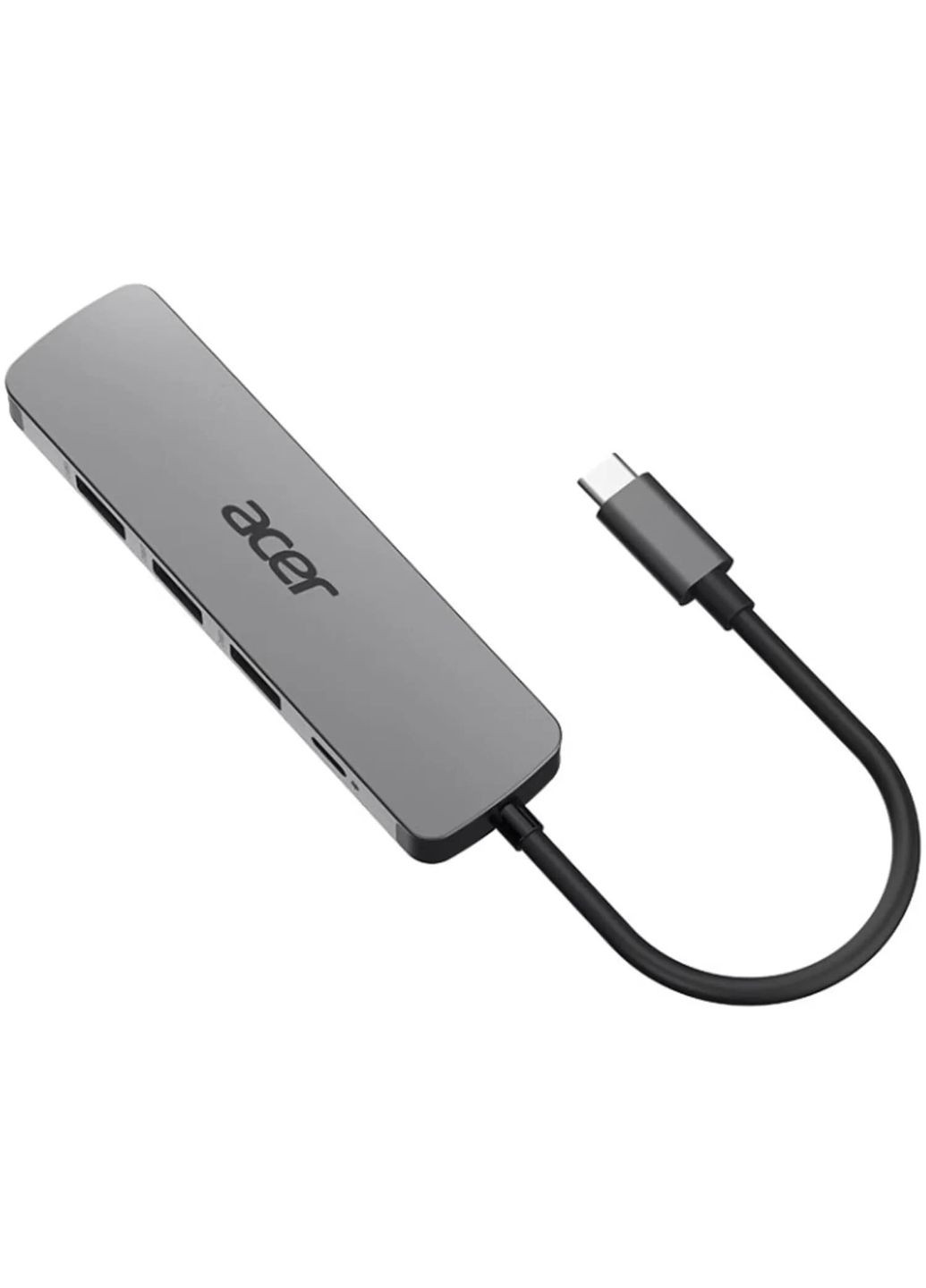 Хаб 5in1 USB-С > 3xUSB-A3.0/HDMI/USB-C, 0.15м, сірий Acer (370620587)