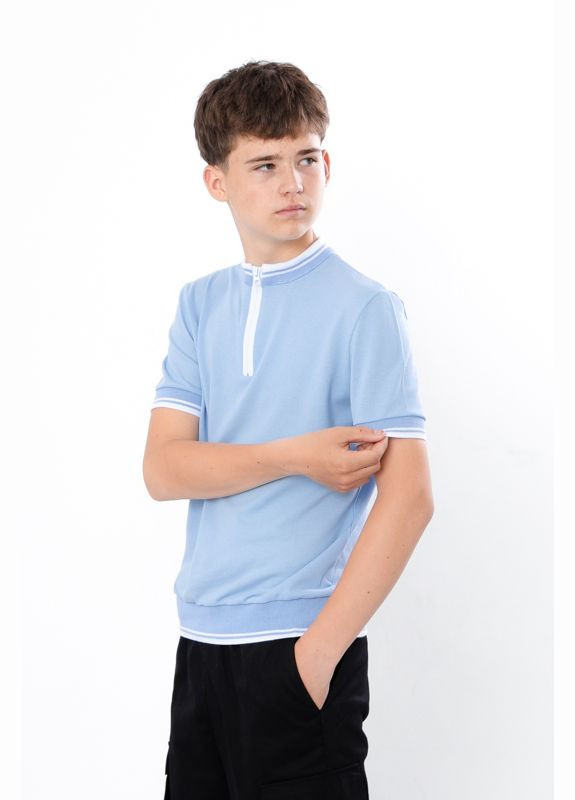 Блакитна літня футболка для хлопчика hc (h001-6291-091) No Brand