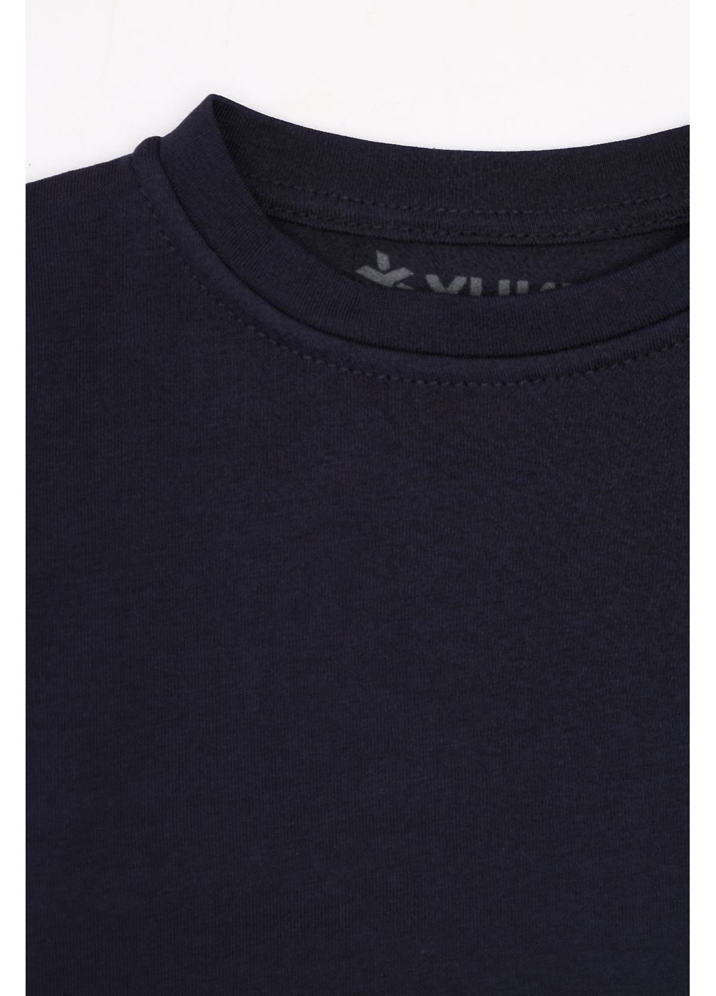 Футболка з довгим рукавом для хлопчика колір темно-синій ЦБ-00283603 Yuki (356116823)