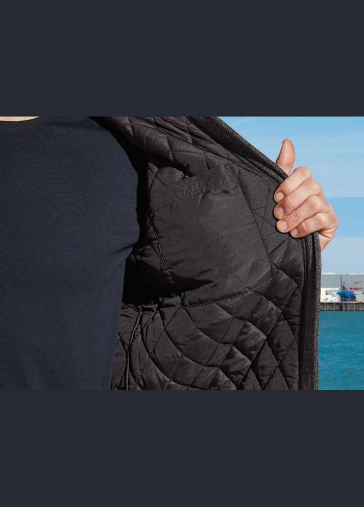 Теплый жилет вязаный на подкладке для мужчины Dope Dyed 390391 Livergy (307251484)