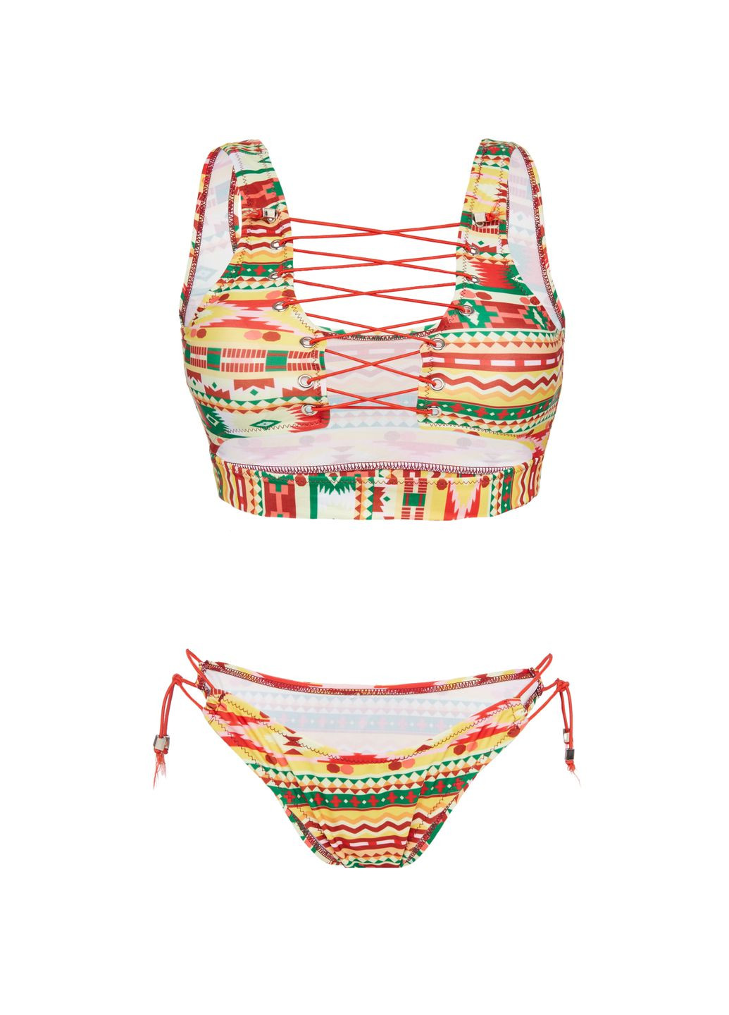 Желтый летний купальник No Brand