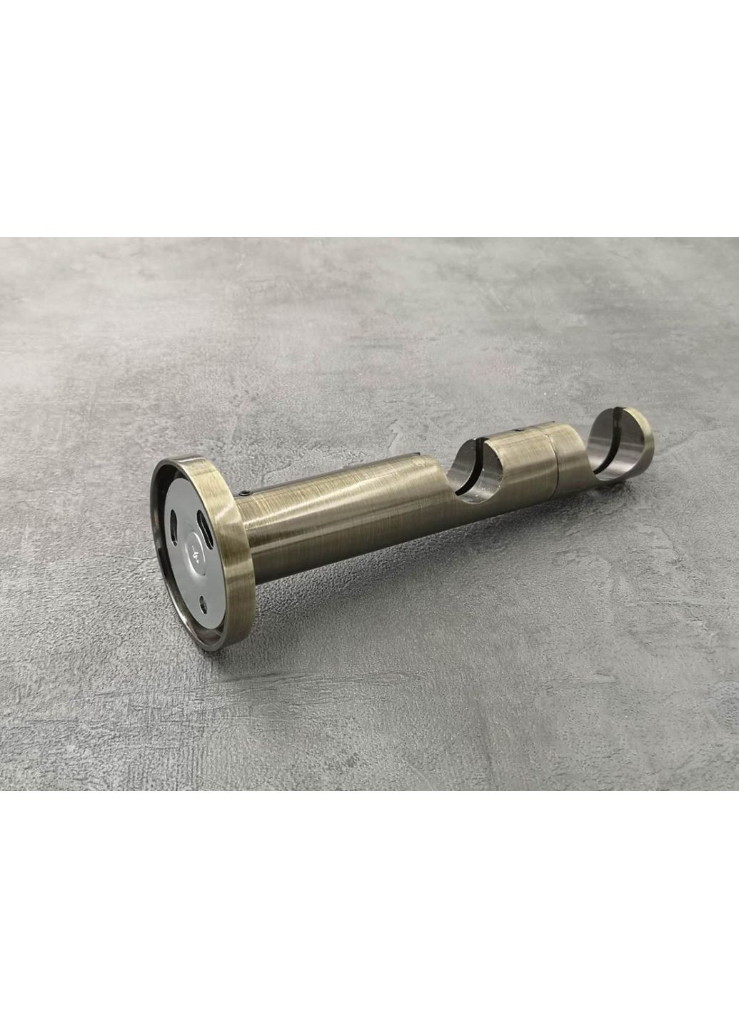 Карниз Сієна гладка/імпресійна штанга подвійний універсальний 25/19 мм 400 см Антик Quadrum (352778068)