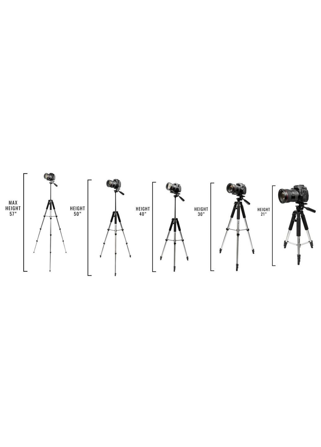 Штатив портативний 57дюймовий для цифрових дзеркальних фотоапаратів UM-TR57 в чохлі Ultimaxx (292734827)