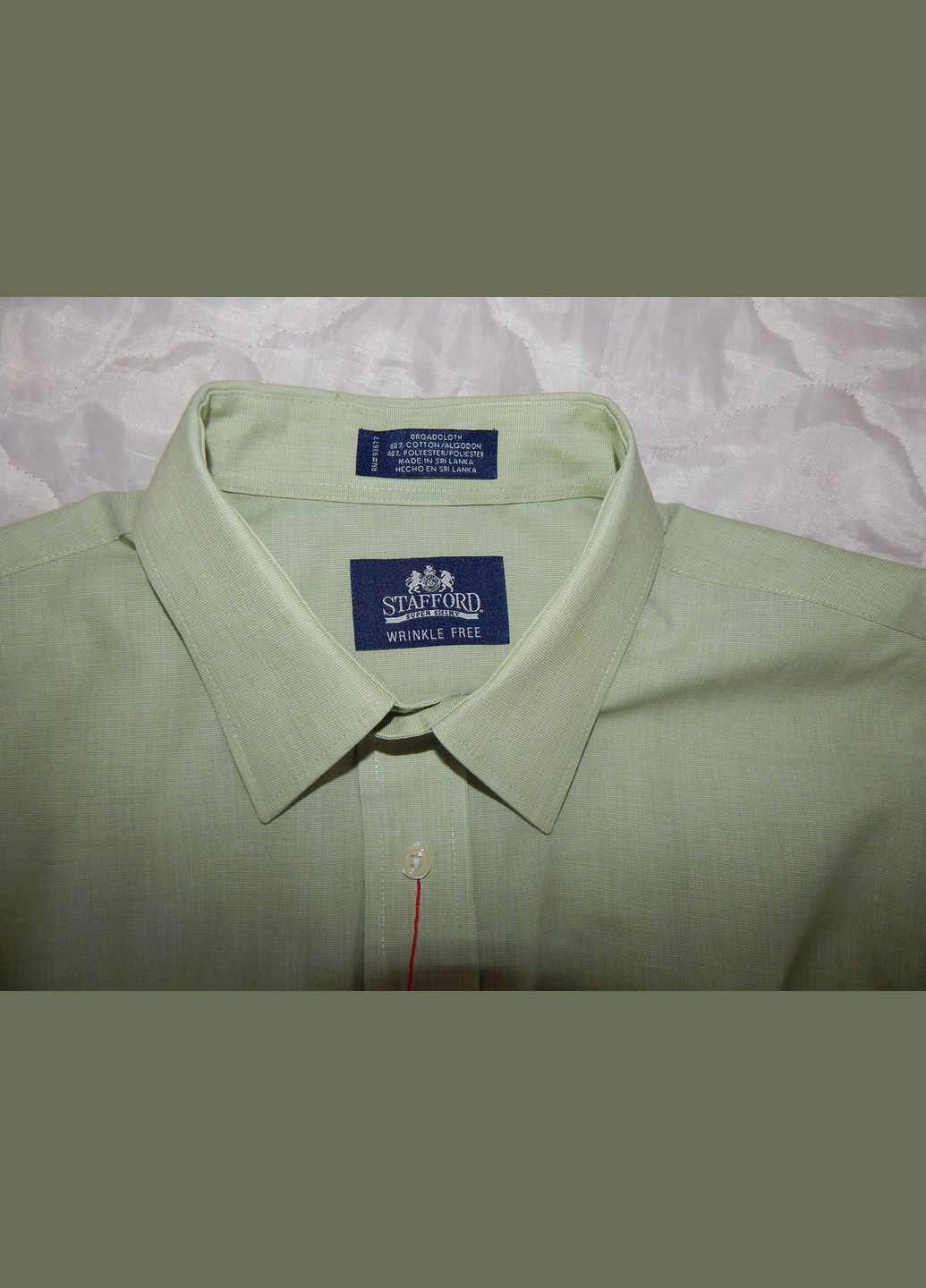 Чоловіча сорочка з довгим рукавом Stafford оригінал р. 50 148ДР No Brand (317353008)