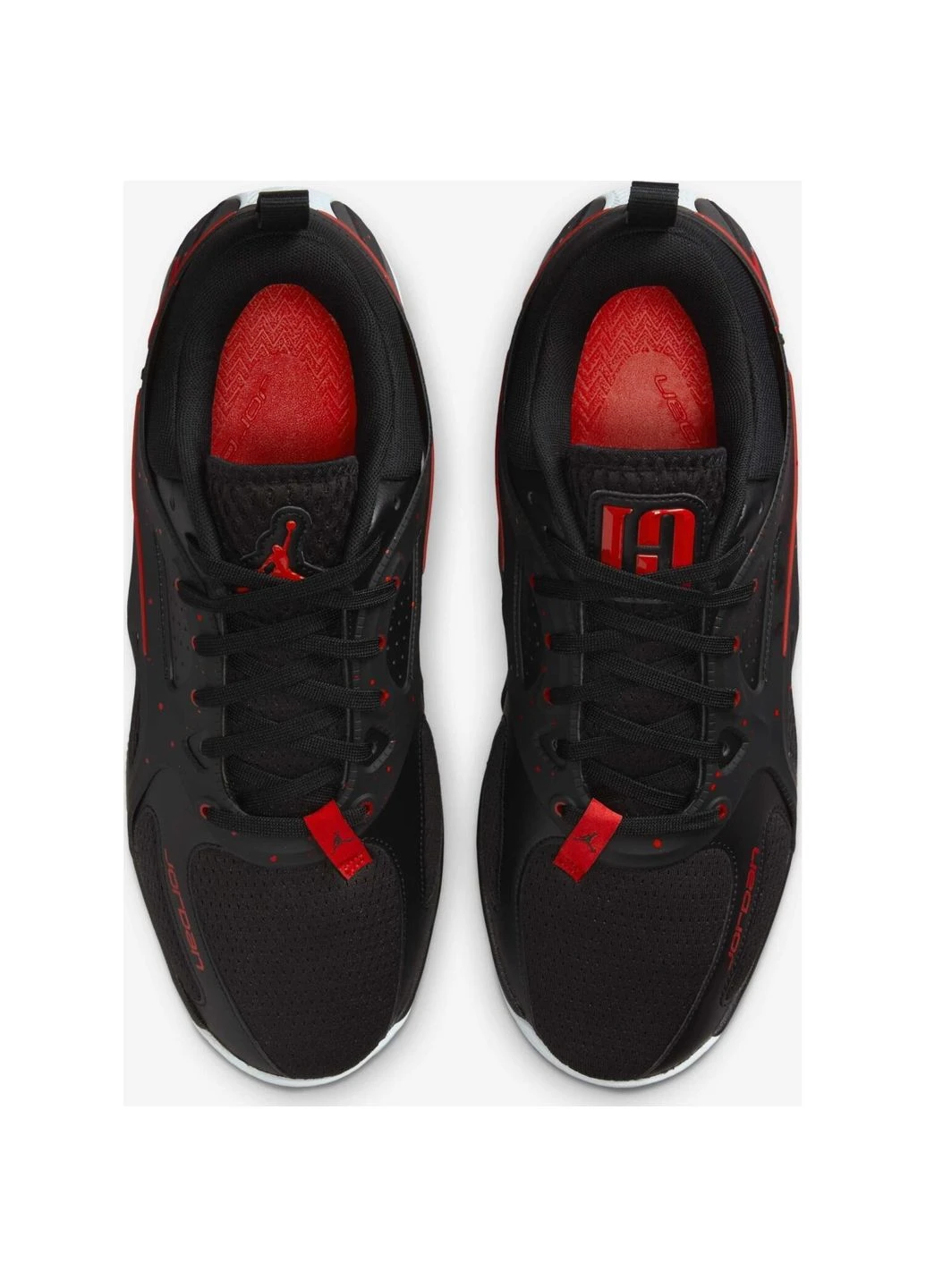 Чорні кросівки баскетбольні чорно-червоно-золоті fq3858-076 Nike JORDAN HEIR SERIES